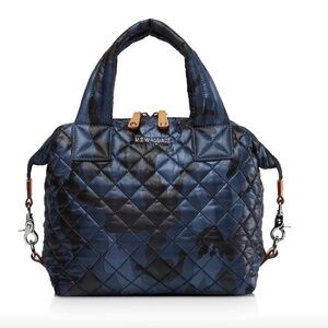 MZ Wallace small Sutton in Navy Camo
